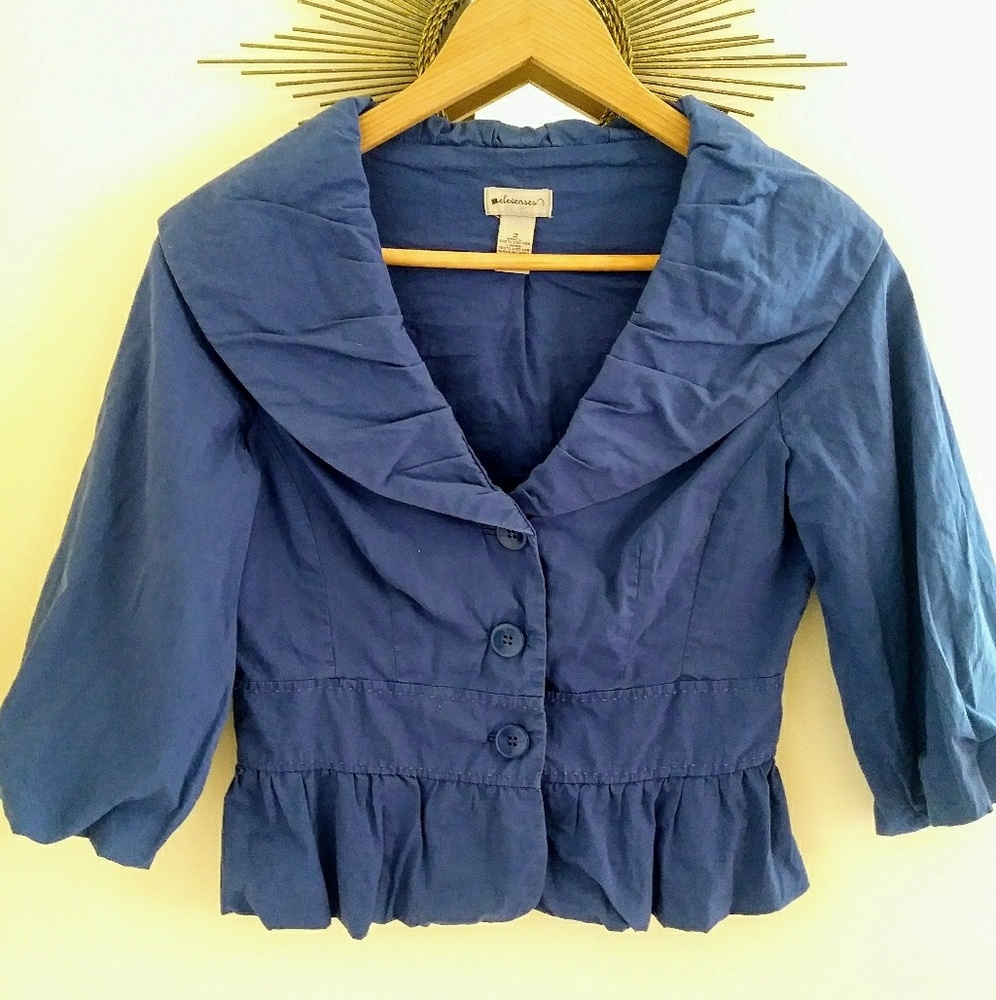 Elevenses/Anthro Cropped Jacket